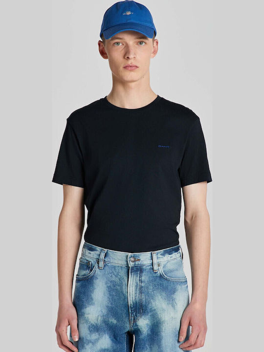 Gant T-Shirt Schwarz