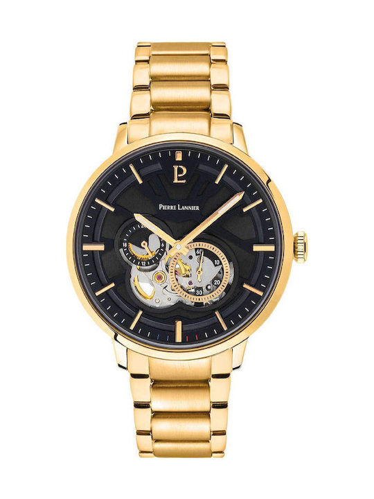Pierre Lannier Ανδρικό Ρολόι 42mm Αυτόματο με Χ...