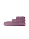 Homeline Πετσέτα Χεριών 5005 30x50εκ. Mauve Βάρους 600gr/m²