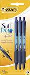 Bic Soft Pen with Blue Ink 3pcs