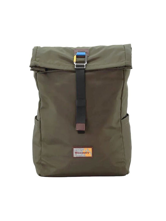 Discovery Men's Fabric Backpack Waterproof Khaki