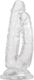 Gender X Dualistic Glass Dildo With Suction Cup Clear 23cm