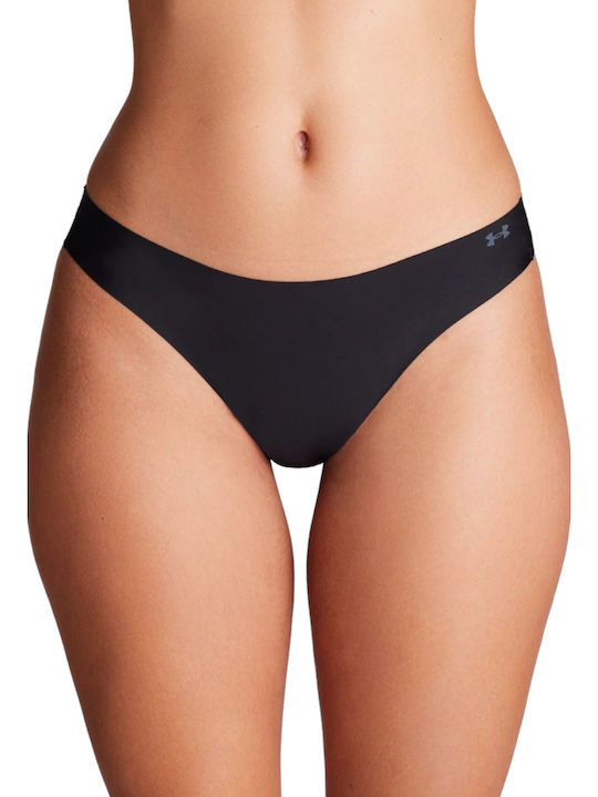 Under Armour Pure Stretch Damen Zeichenfolge 3Pack Schwarz