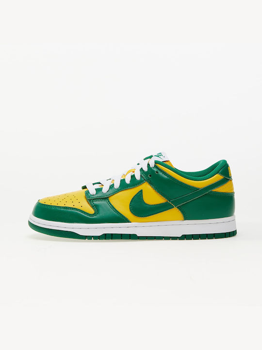 Nike Dunk Low SP Ανδρικά Sneakers Varsity Maize / Pine Green / White