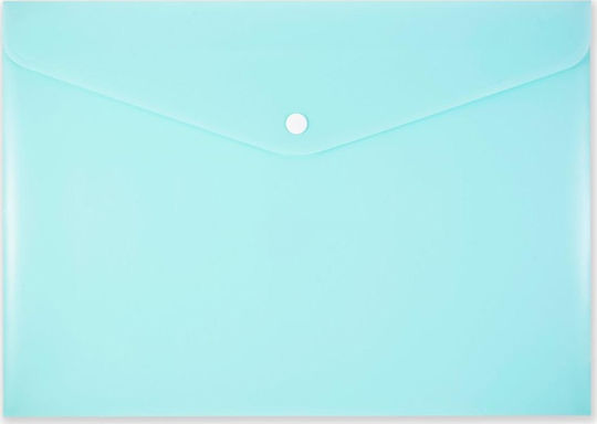 Penmate Folder with Button for Paper A4 Green