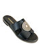Sandale Casual Damă Din Piele Negru