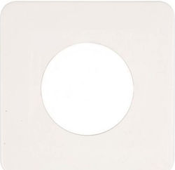 Zamel Switch Frame 1 Position in White Color 1131-136ZW-ZA001