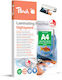 Peach Laminating Sheets Glossy A4 80 Microns 10...