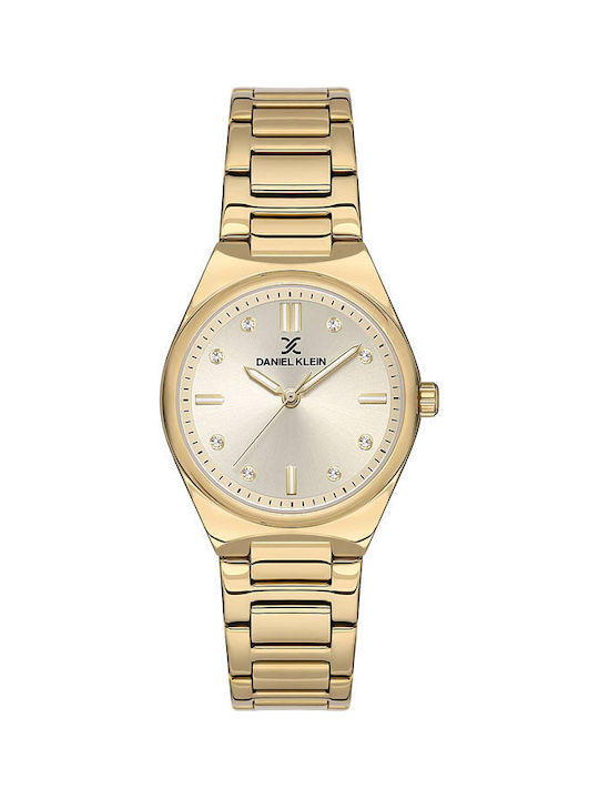 Daniel Klein Uhr mit Gold Metallarmband