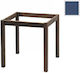 Woodwell Βάση Τραπεζιού Μπλε 60x60x73cm