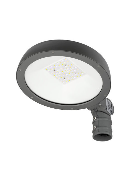 LED line AC-T3 Πλαφονιέρα Οροφής Εξωτερικού Χώρου με Ενσωματωμένο LED σε Γκρι Χρώμα