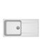 Elleci Life 480 LG248068 Drop-In Мивка от Синтетичен Гранит Ш100xД50см Bianco
