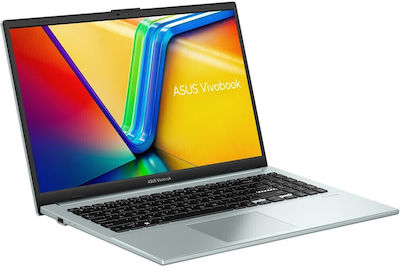 Asus Vivobook Go 15 E1504FA-NJ936W 15.6" FHD (Ryzen 3-7320U/8GB/512GB SSD/W11 Acasă) Verde Gri (Tastatură Engleză Internațională)