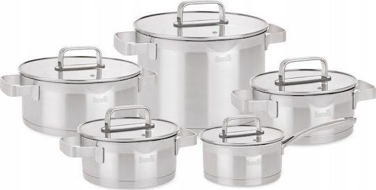 Mistral Pots Set From Stainless Steel 4 Pieces Mistral Pots Set From Stainless Steel 4 Pieces