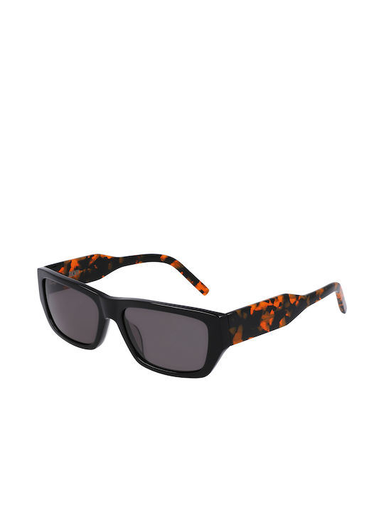 DKNY Sunglasses with Black Tartaruga Plastic Frame and Black Lens DK545S-001