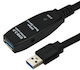 Microconnect USB 3.0 Cable USB-A male - USB-A female 5m USB3.0AAF5A