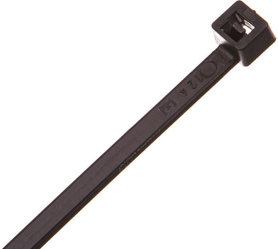 EM Group Δεματικά Καλωδίων Πλαστικά 360mmx4.5mm σε Μαύρο χρώμα (100τμχ) (BMN3748E)