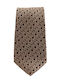 Michael Kors Men's Tie Silk Printed in Beige Color