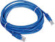 Rbline U/UTP Cat.5e (Gigabit) Καλώδιο Δικτύου Ethernet 3m Μπλε
