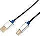 LogiLink USB 2.0 Cable USB-A male - USB-B male Μαύρο 2m BUAB220