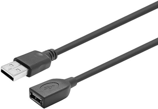 Vivolink USB 2.0 Cable USB-A male - USB-B female Μαύρο 20m PROUSBAAF20