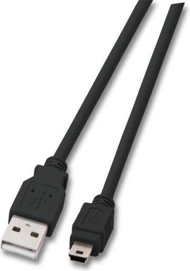 EFB USB 2.0 Cable USB-A male - mini USB-A male Μαύρο 1.8m