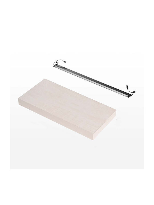 Regale Wand Mid-white 2Stück 40x18x3.6cm