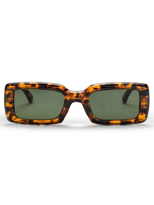 Chpo Sonnenbrillen mit Mehrfarbig Rahmen und Grün Linse 16134FB