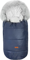 Sensillo Stroller Footmuff with Fleece Lining 100x45cm Blue