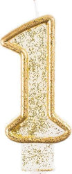 GoDan Birthday Candle Number in Gold Color PF-S...