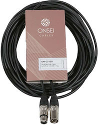 Onsei XLR-Stecker - XLR-Buchse 15m ON-C3150