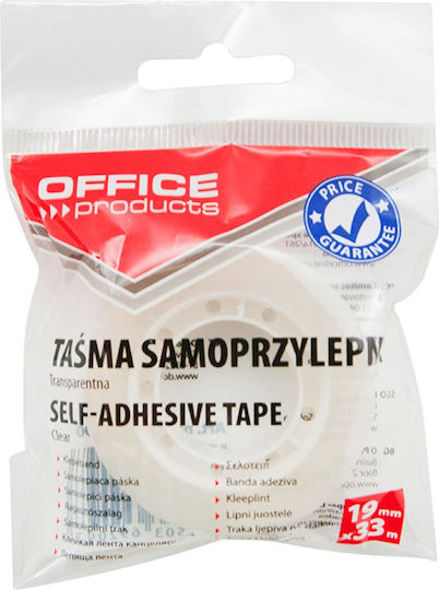 Office Products Σελοτέιπ 19mm x 33m Διάφανο