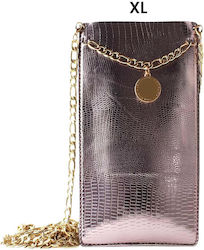 Puro Glam Chain Sock & Pouch up to 6.7" Brown PGPCCHAIN3XL