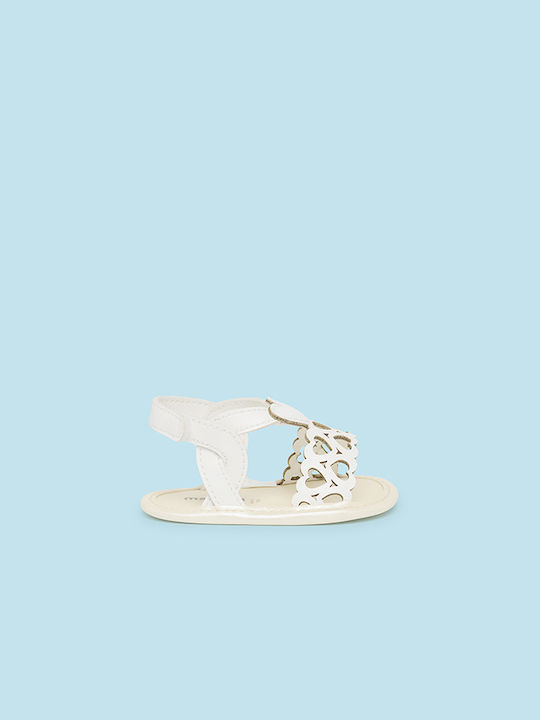 Mayoral Baby Sandals White