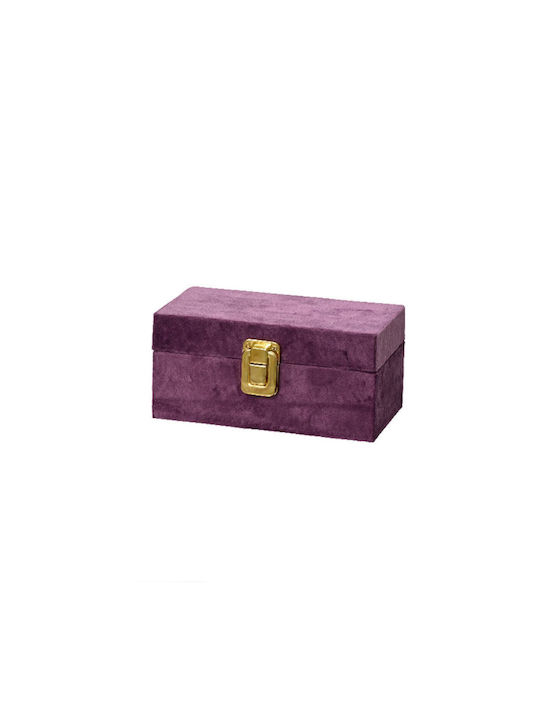 Kaemingk Jewellery Box Pink 9x16x7.5cm