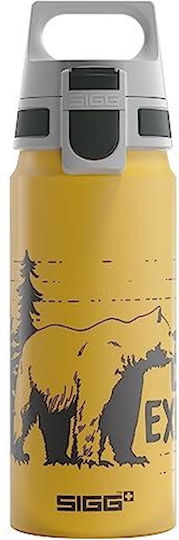Sigg One Παιδικό Παγούρι Αλουμινίου με Καλαμάκι Non Spill 600ml