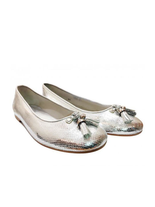 Clarys Kids Ballerinas Silver