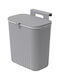 Home Use Waste Bin Waste Plastic for Cabinet Gray 9lt 1pcs