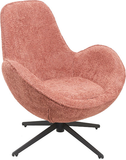 Brynn Πολυθρόνα Περιστρεφόμενη Ροζ 86x76x87cm