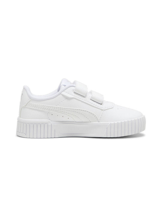 Puma Παιδικά Sneakers Carina 2.0 V Ps Λευκά