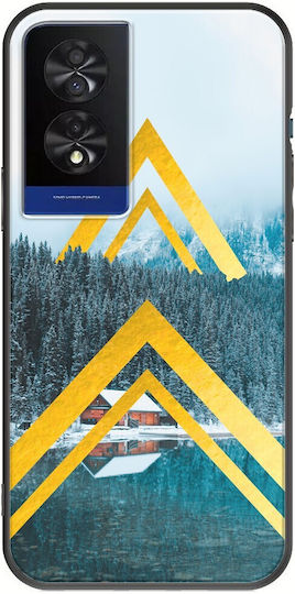 Lake House Back Cover Silicon Multicolor (TCL 40 NXTPAPER 4G - TCL 40 NXTPAPER)