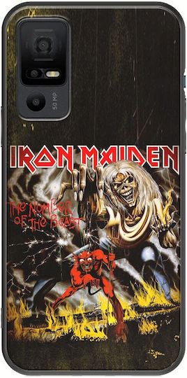 Iron Maiden Number Beast Задна корица Силикон Многоцветен (TCL 40 NXTPAPER 5G)