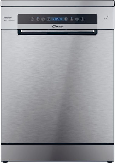 Candy Mașină de spălat vase independentă cu Wi-Fi pentru 14 seturi de vase L59.7xÎ85cm Inox