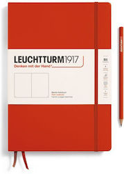 Leuchtturm1917 Notebook B5 with Blank Pages Red