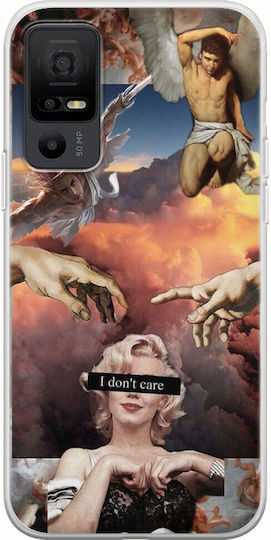 I Dont Care Umschlag Rückseite Silikon Mehrfarbig (TCL 40 NXTPAPER 5G)