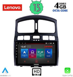 Lenovo Car-Audiosystem für Hyundai Santa Fe 2003-2006 (Bluetooth/USB/WiFi/GPS) mit Touchscreen 9"