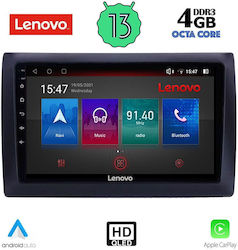 Lenovo Car Audio System for Fiat Stilo 2001-2007 (Bluetooth/USB/AUX/WiFi/GPS/Apple-Carplay/Android-Auto) with Touch Screen 9"