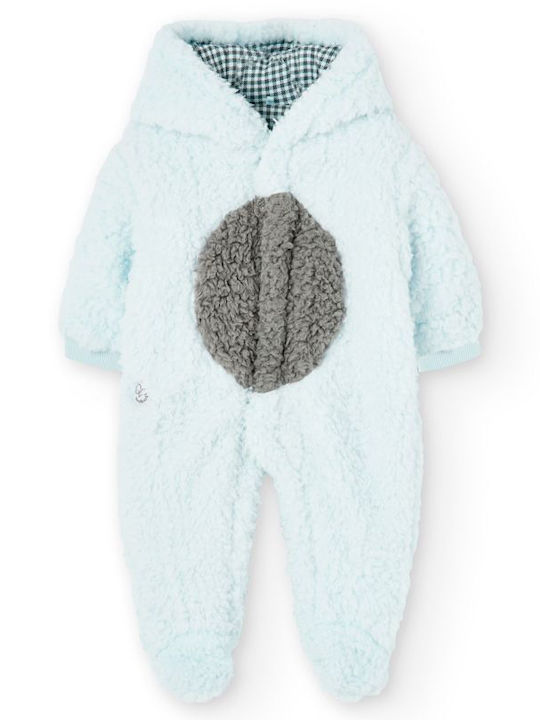 Boboli Baby Bodysuit Set for Outing sky blue