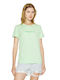 Pepe Jeans Women's Blouse Cotton Short Sleeve Green