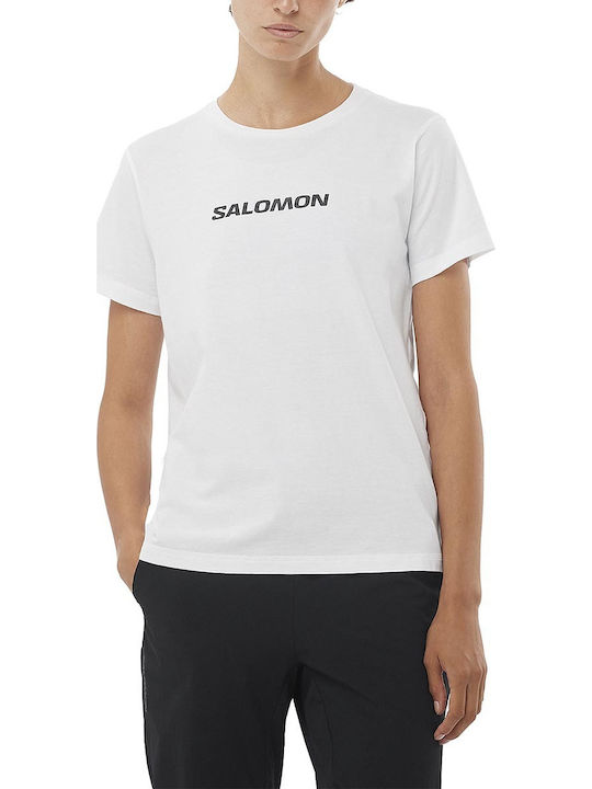 Γυναικείο T-shirt Πεζοπορίας Fast Drying Λευκό